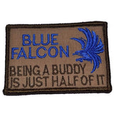 Blue Falcon - 2x3 Patch in Olive Drab, alternate view 5