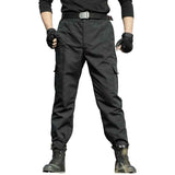 Tactical Pants Camouflage Pants Overalls in Black, alternate view 2