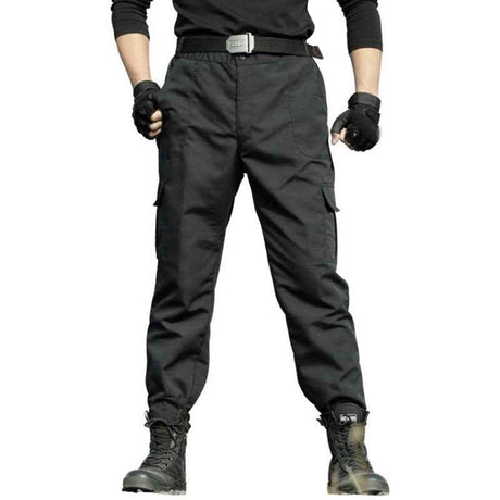 Tactical Pants Camouflage Pants Overalls in Black, alternate view 2