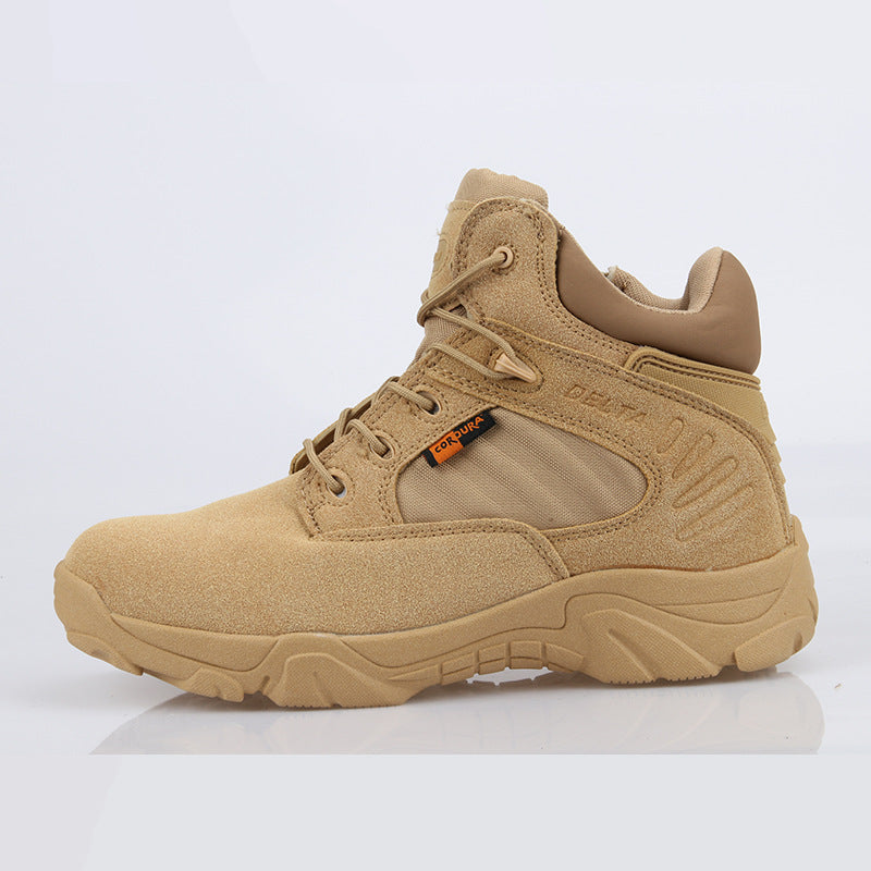 Raven Supply Breathable Army Tactical Boots in Sand color, alternate view 4