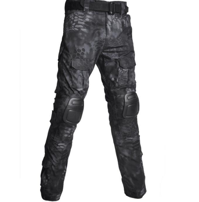 Raven Supply Tactical Pants with Knee Pads in Black, alternate view 16