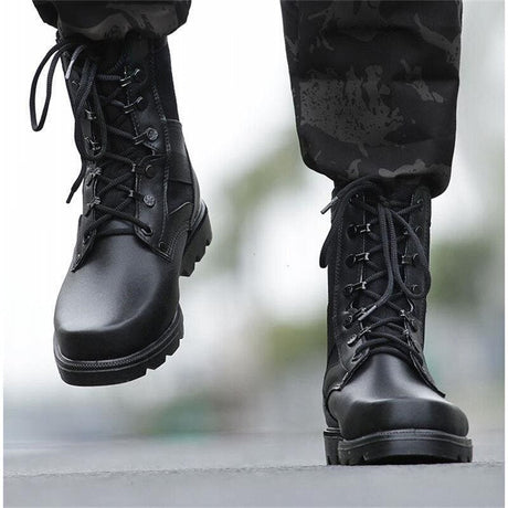 Raven Supply Wool-Lined Cold Weather Combat Boots in Black, alternate view 2