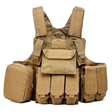 Tactical Plate Carrier Ultimate Protection and Versatility for Adventurers in Khaki