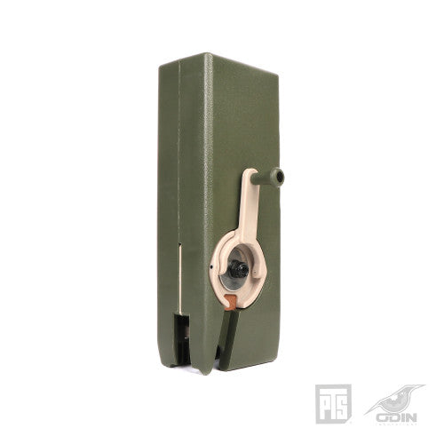 PTS/Odin M12 Sidewinder Speed Loader crank handle detail
