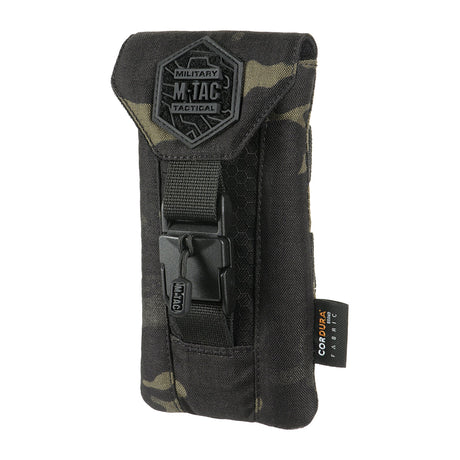 M-Tac Elite Medium Hex Smartphone Pouch in Multicam Black/Black