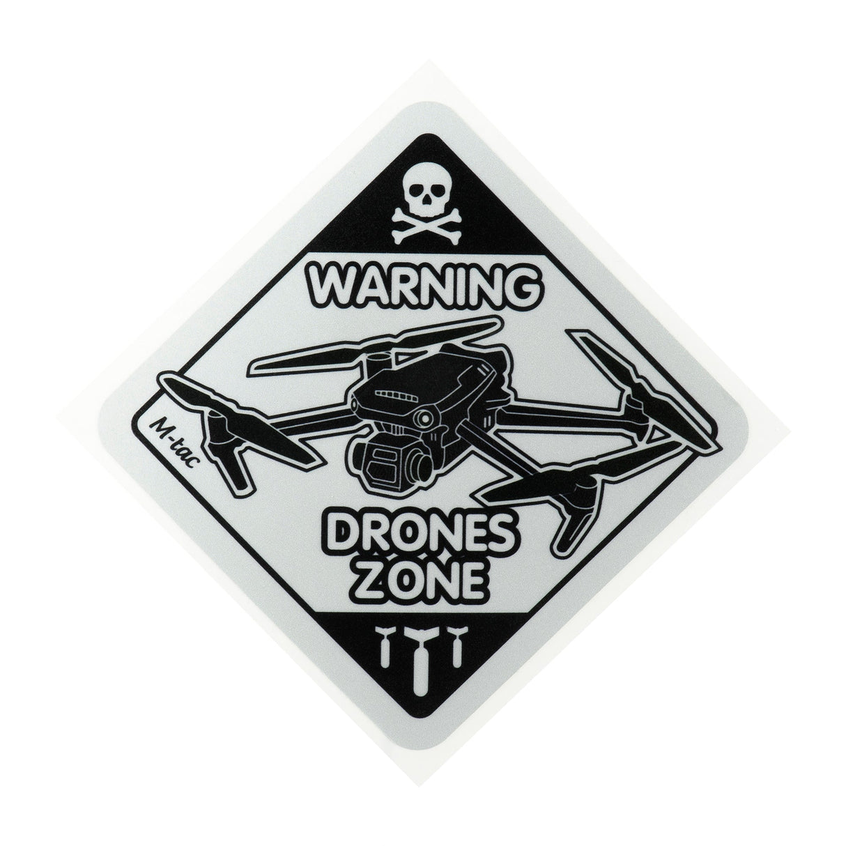 M-Tac Drones Zone Reflective Sticker