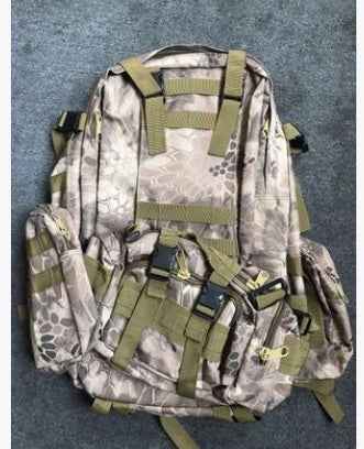 Raven Supply Camouflage Tactical Backpack in Khaki, alternate view 9