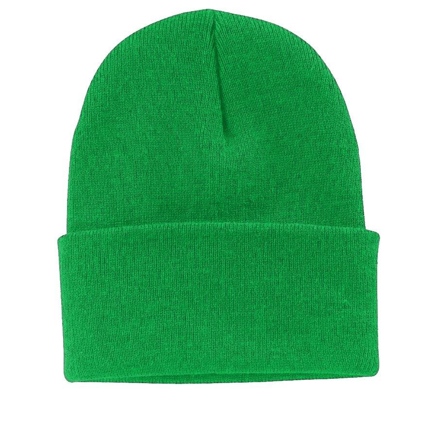 Fine Knit Watch Cap in Lime Green, alternate view 19