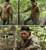 Raven Supply Men's Tactical Windbreaker Jacket in CP, alternate view 3