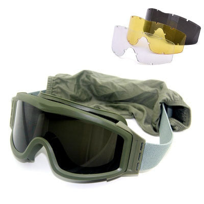 Raven Supply Outdoor Tactical Desert Goggles in Black