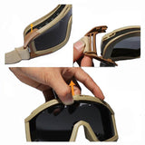Raven Supply Outdoor Tactical Desert Goggles, alternate view 6