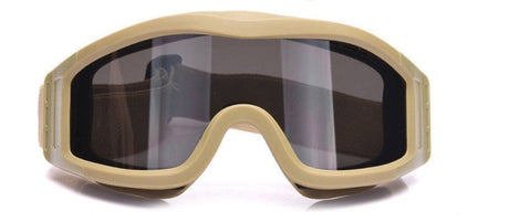 Raven Supply Outdoor Tactical Desert Goggles in Green, alternate view 2