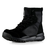 Raven Supply High-Top Outdoor Military Boots in Black, alternate view 3