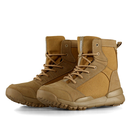 Raven Supply High-Top Outdoor Military Boots in Black, alternate view 2