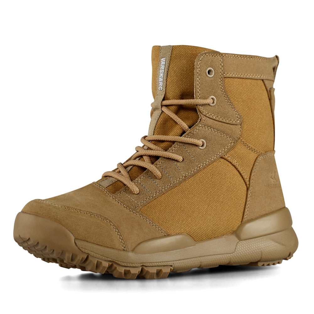Raven Supply High-Top Outdoor Military Boots in Black, alternate view 4
