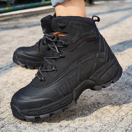 Raven Supply Mid Top Patrol Boots in Black, alternate view 2