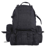 Raven Supply 50L MOLLE Tactical Backpack Set in Green, alternate view 4