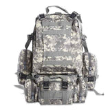 Raven Supply 50L MOLLE Tactical Backpack Set in Mud color, alternate view 6