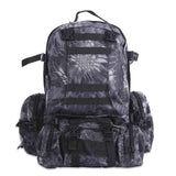 Raven Supply 50L MOLLE Tactical Backpack Set in Jungle camouflage, alternate view 5