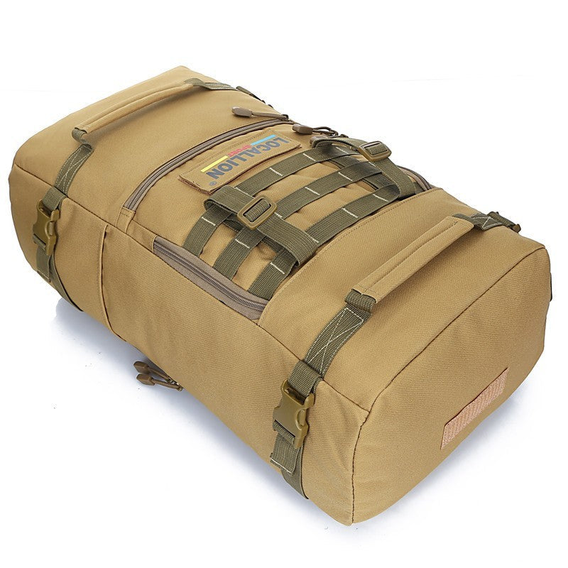 Raven Supply 50L Tactical Backpack in Three sand camouflage, alternate view 5