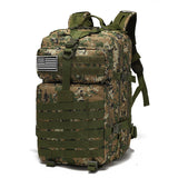 Military Tactical Backpack - Durable Tactical Gear for Outdoor Adventures in Black, alternate view 5