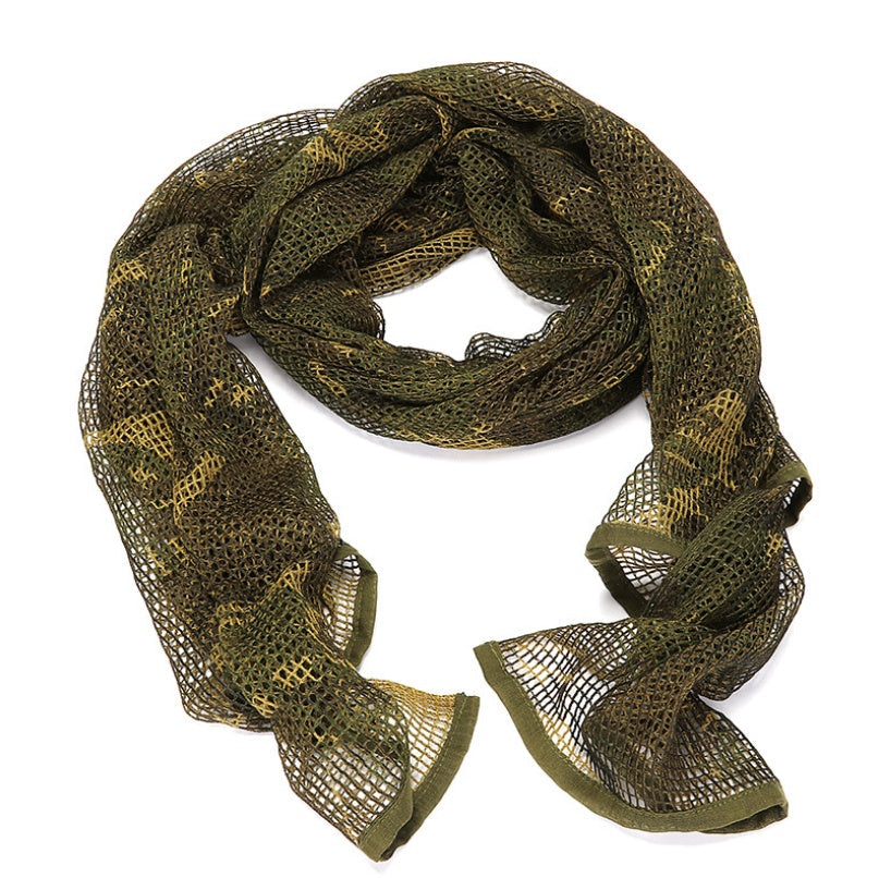 Tactical Camouflage Wrap for Outdoor Adventures Oversized Cotton Design in CP, alternate view 8