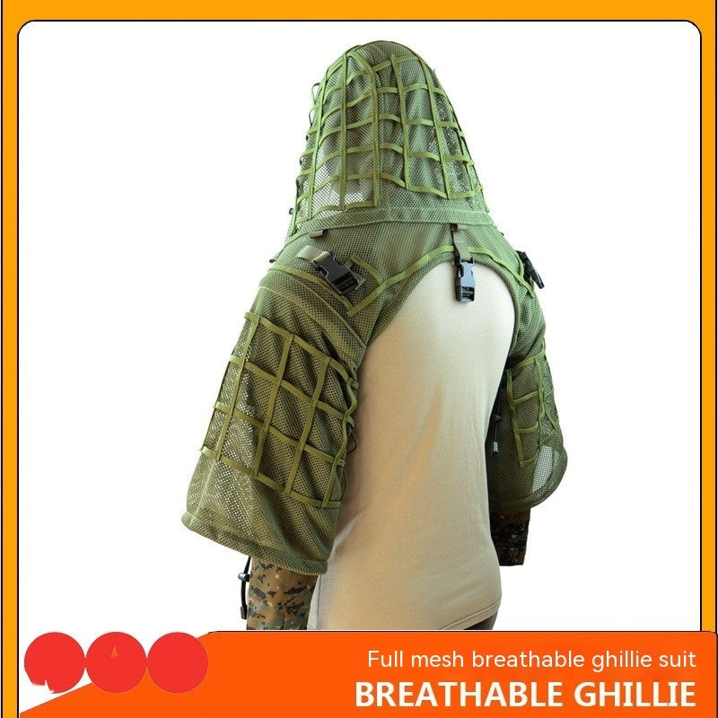 Mesh Breathable Tactical Ghillie Suit, alternate view 2
