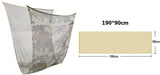 Tactical Camouflage Wrap for Outdoor Adventures Oversized Cotton Design in Gray camouflage, alternate view 3