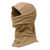 Grid Fleece Balaclava Hood in Coyote, alternate view 4