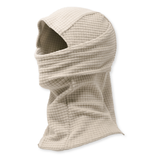 Grid Fleece Balaclava Hood in Sand