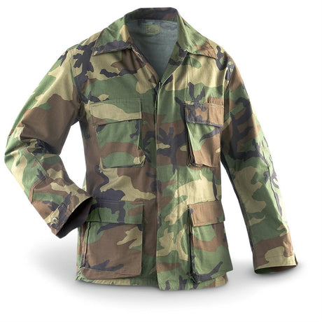 Mil Spec. Ripstop Cotton BDU Shirt in Camo, alternate view 2