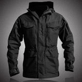 Raven Supply Men's Tactical Windbreaker Jacket in Black, alternate view 7