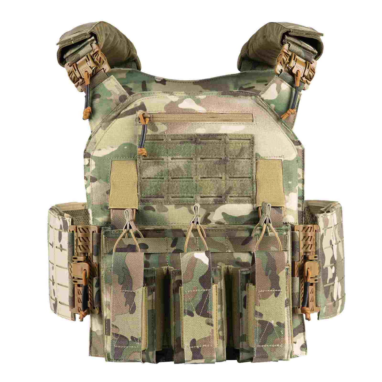 Votagoo Tactical Vest 601 - Laser Cut MOLLE Adjustable Vest in Black