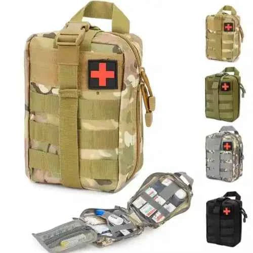 Ham Radio Go Bag with Tear-Away Velcro Back - Molle Compatible, Multi-Pocket Design for Radios, Cables, and Gear – Black — alternate view 4