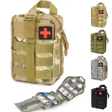 Ham Radio Go Bag with Tear-Away Velcro Back - Molle Compatible, Multi-Pocket Design for Radios, Cables, and Gear – Black — alternate view 4