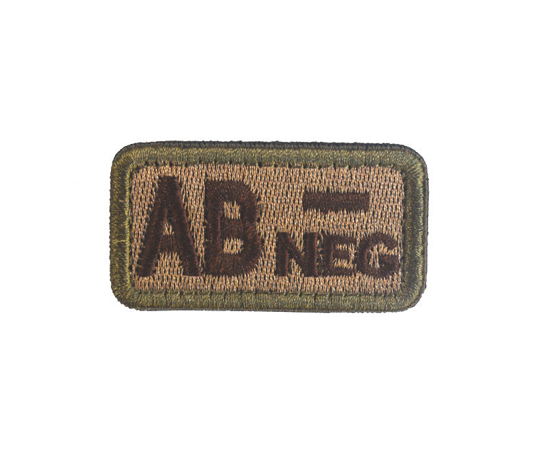 Embroidered Tactical Blood Type Patch Essential Velcro ID for First Responders, No.1, alternate view 9