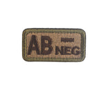 Embroidered Tactical Blood Type Patch Essential Velcro ID for First Responders, No.1, alternate view 9