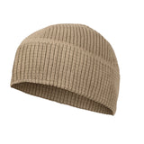 Grid Fleece Beanie Cap in Sand, alternate view 4