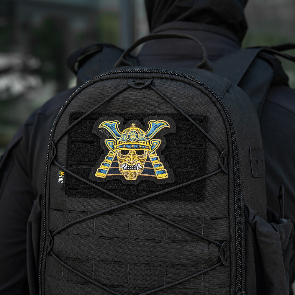 M-Tac Samurai Mask Embroidered Patch, alternate view 5