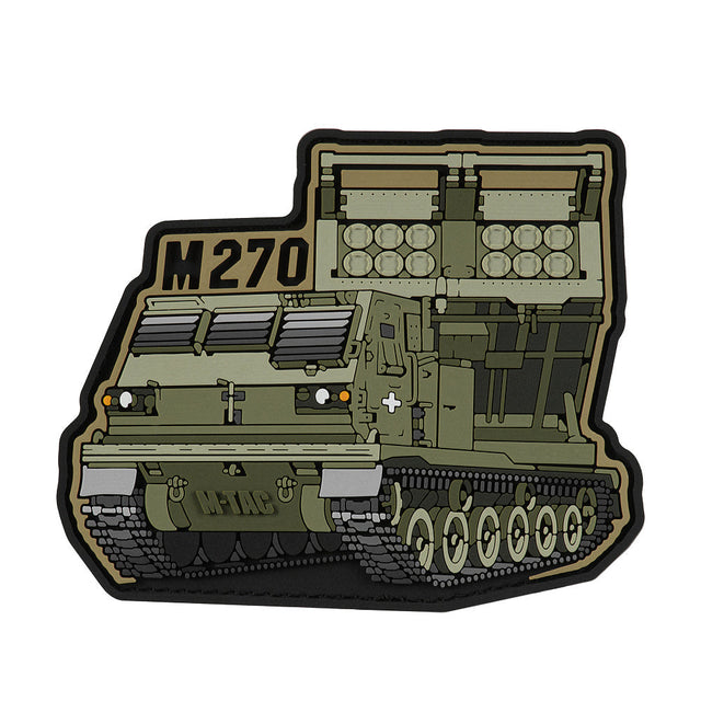 M-Tac M270 MLRS PVC Patch in Ranger Green