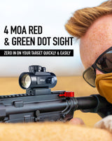 Pinty Nova 1x40mm 4MOA Red GreenDot Sight, alternate view 3