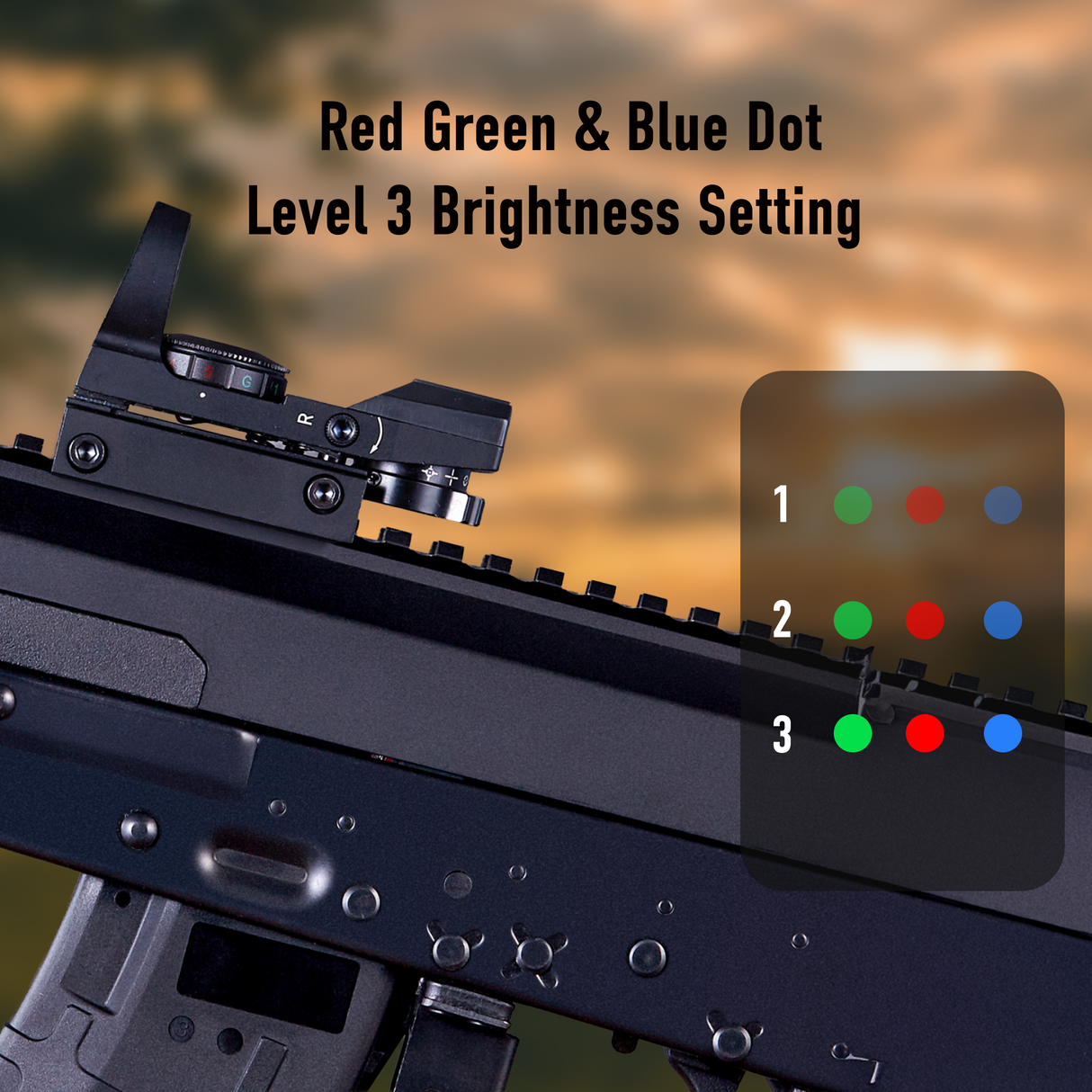 Pinty Nova 4-in-1 Hand Gesture Reticle Dot Sight, alternate view 5