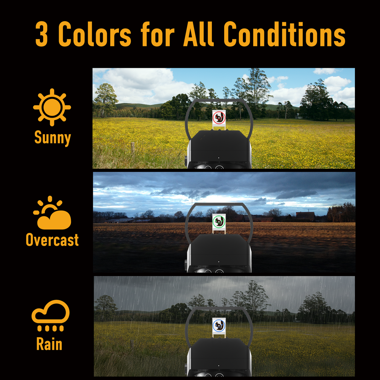 Pinty Nova 4-in-1 Emoji Reticle Dot Sight, alternate view 3