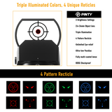 Pinty Nova 4-in-1 Tactical Reticle Dot Sight, alternate view 8