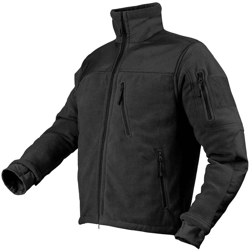 Raven Supply Tactical Fleece Sweatshirt in Black, alternate view 3