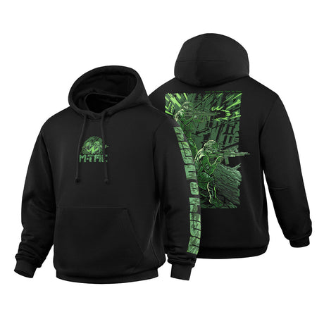 M-Tac Hoodie Side by Side Oversize Hard Black in XS
