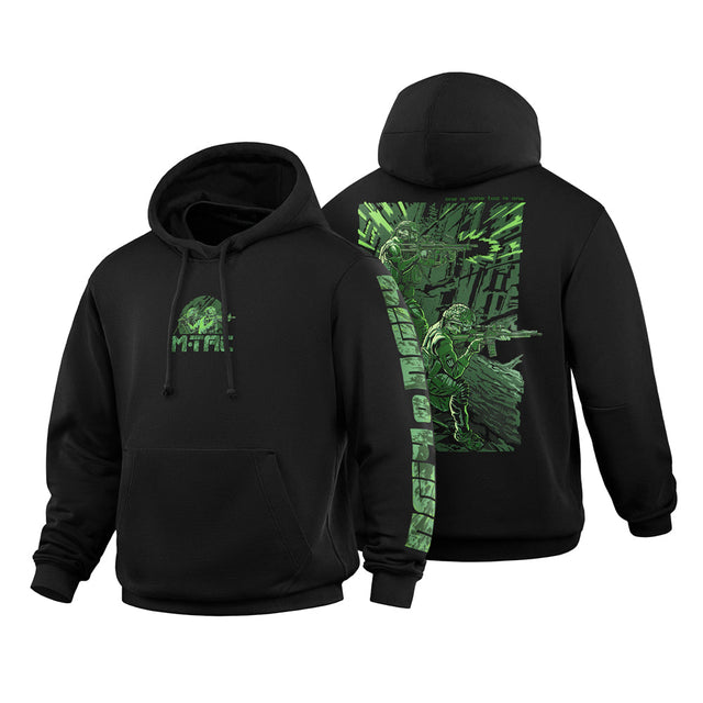 M-Tac Hoodie Side by Side Oversize Hard Black in XS