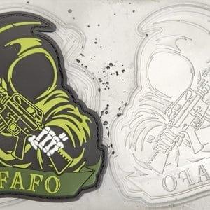FAFO Reaper Fuck around and Find out - PVC PATCH, alternate view 5