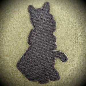 Donkey Dick Fueler - That funny name for the Nozzle for a Military Fuel Can - PVC Patch, alternate view 4