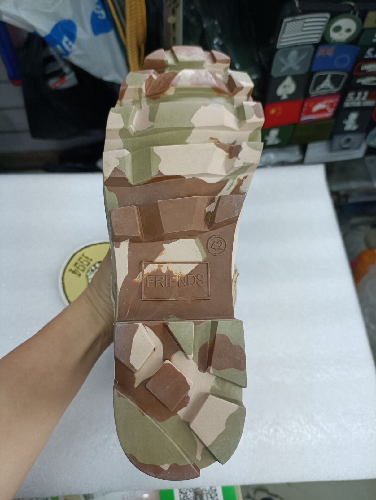 Raven Supply USMC-Style Combat Boots in Green, alternate view 8